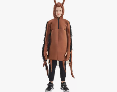 万圣节派对亲子装扮蟑螂便便大便COS服装成...