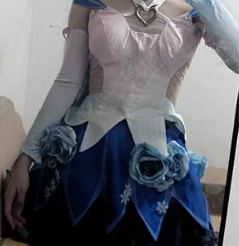 【租】公孙离花间舞cos 衣服s 假发 鞋...