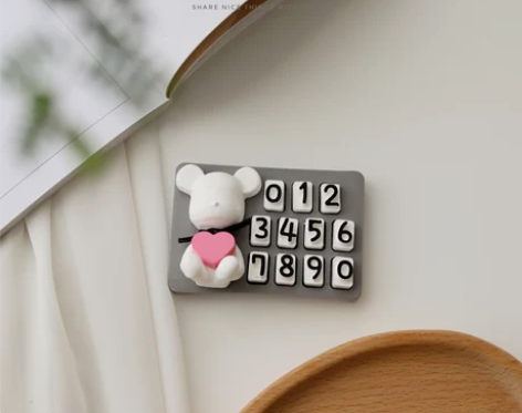 车载香薰车载Ins风汽车临时停车泊车电话号...