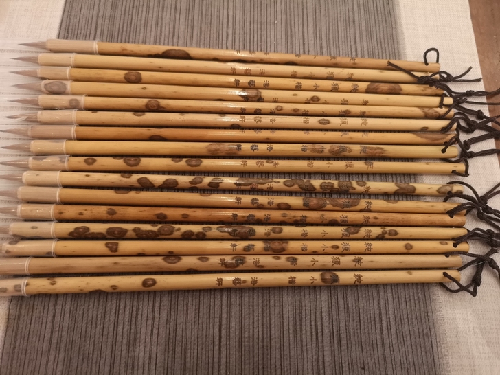 纯狼小楷,家父50年手艺亲自制作,一直都是...