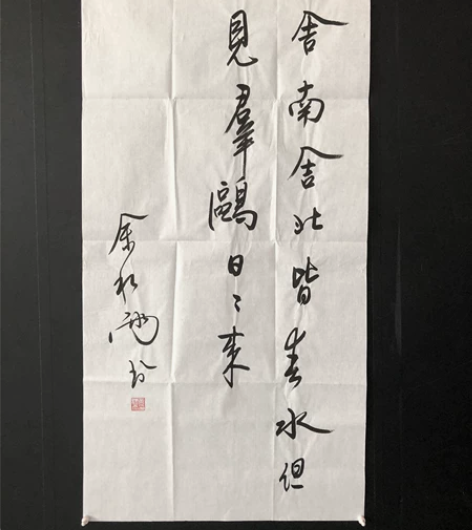 【余秋雨】舍南舍北皆春水 ,纯手写书法作品...