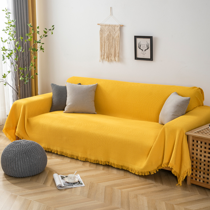 北欧素色ins 上个月刚买 跟家具颜色不搭...