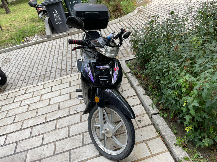 大阳110 后换的望江发动机18年的 灯表...