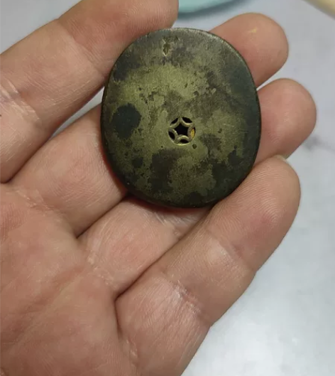 清代老铜法码秤砣，镶嵌工艺精美，底价结缘，...