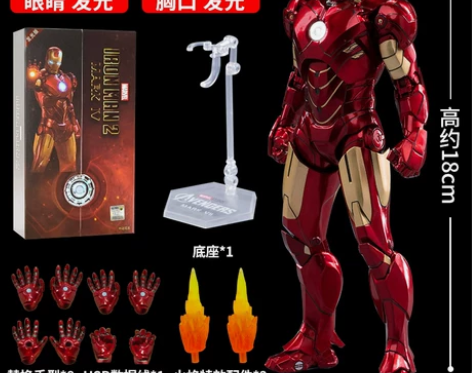 【上新价】中动mk7钢铁侠手办漫威复仇者联...
