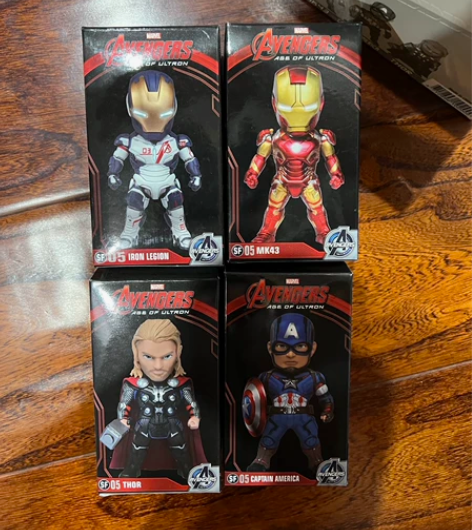 全新未拆 漫威Q版收藏公仔 复联灭霸手办 ...