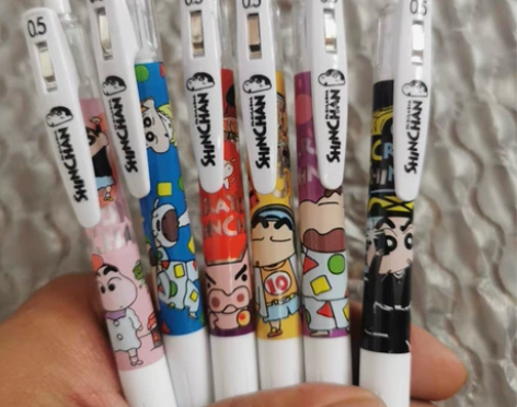 斑马国内日系6支14.8蜡笔小新限定中性笔...