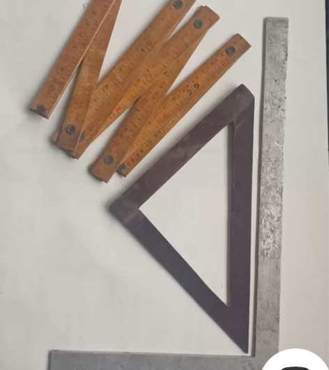 怀旧老尺三把合售，实物拍摄品相如图所示。 ...