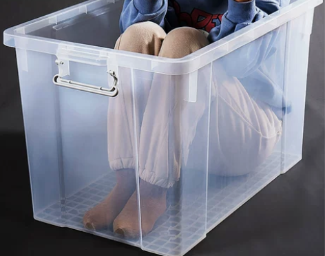 透明收纳箱 收纳箱透明家用收纳盒宿舍卧室大...