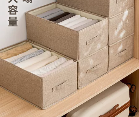 衣柜布艺收纳箱衣服收纳盒整理抽屉式家用折叠...