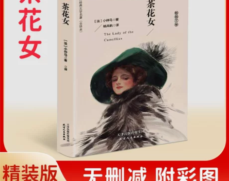 锁线精装正版茶花女书籍 原版中文版全