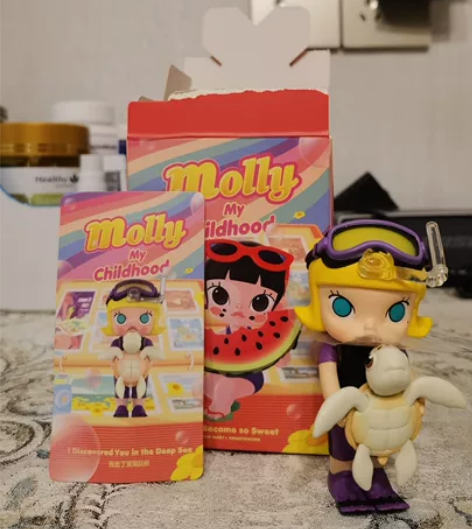 正品Molly 我的童年 海龟款 拆盒拆包...