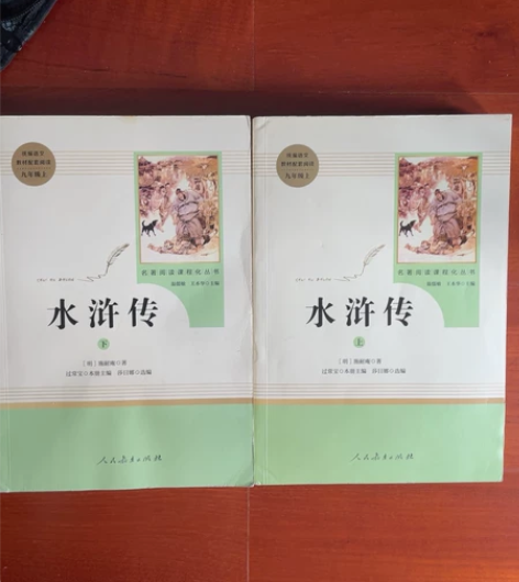 水浒传（上+下） 教材配套阅读 除了封面有...