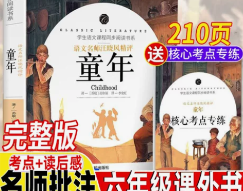 童年书高尔基原著正版完整版六年级青少年小学...