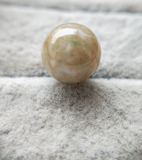 天然翡翠特色飘绿飘棉点13+大珠 种水非常...