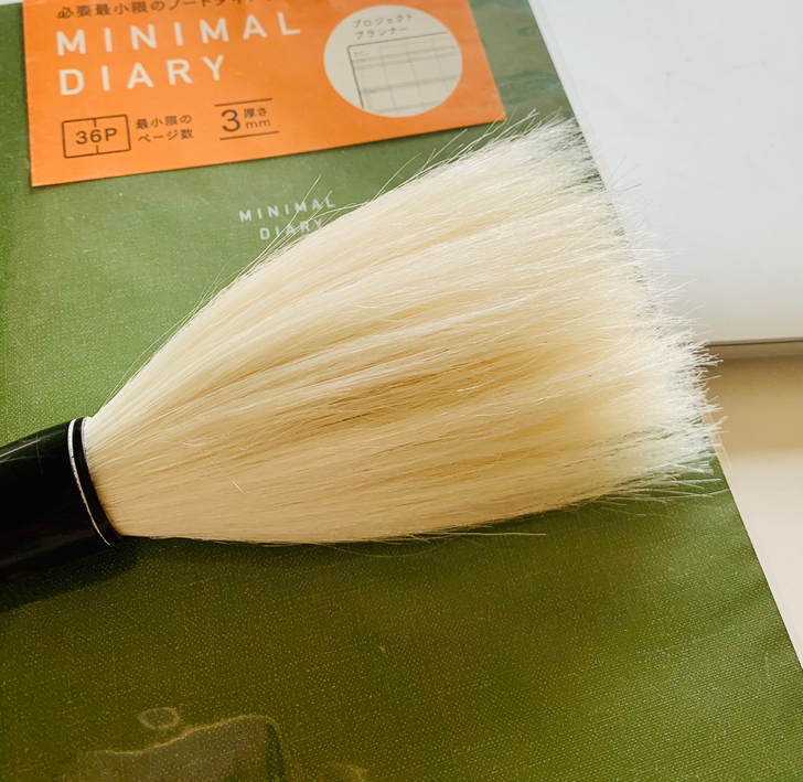 #中国书画笔#龙飞凤舞三号笔,自然老牛角搭...