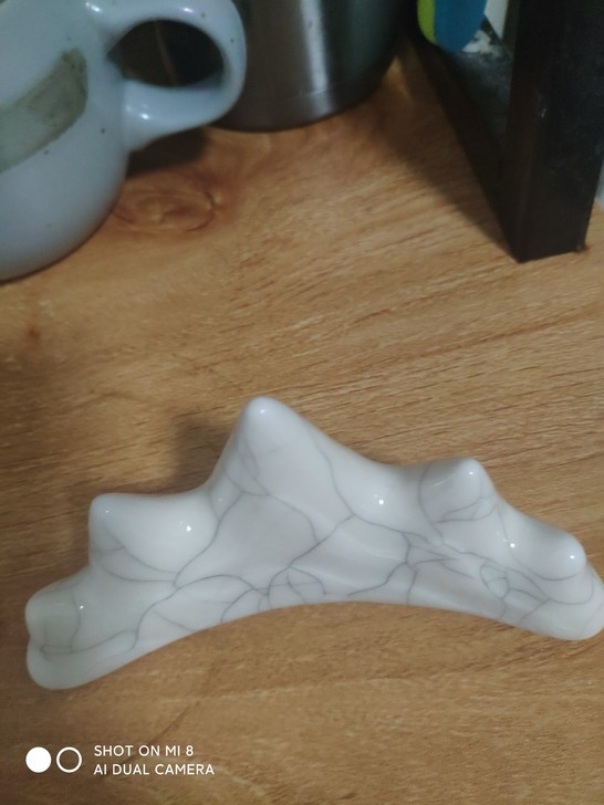 哥窑笔架，大师手笔，全美品，釉水莹润，开片...