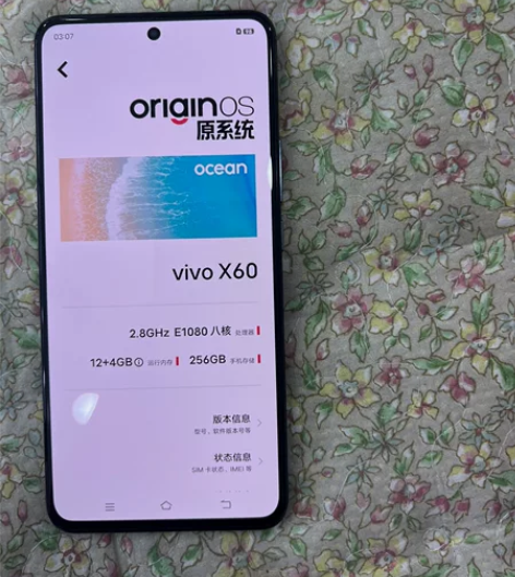 vivo X60 12256。全网通。全原...