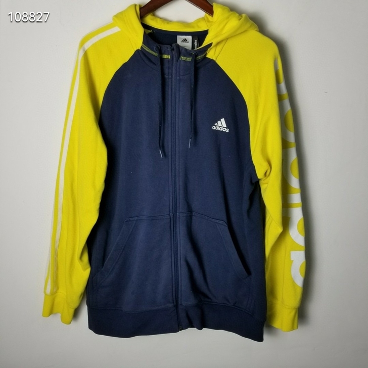 2XL码阿迪达斯Adidas运动连帽卫衣套...