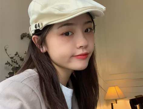 丁走走/港风时尚复古前进帽子女春夏百搭贝雷...