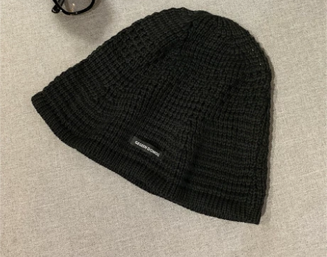 冷酷到底 韩国原宿小众设计款针织水桶帽女休...