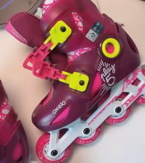 迪卡侬轮滑鞋儿童初学者男童女童小溜冰鞋旱冰...