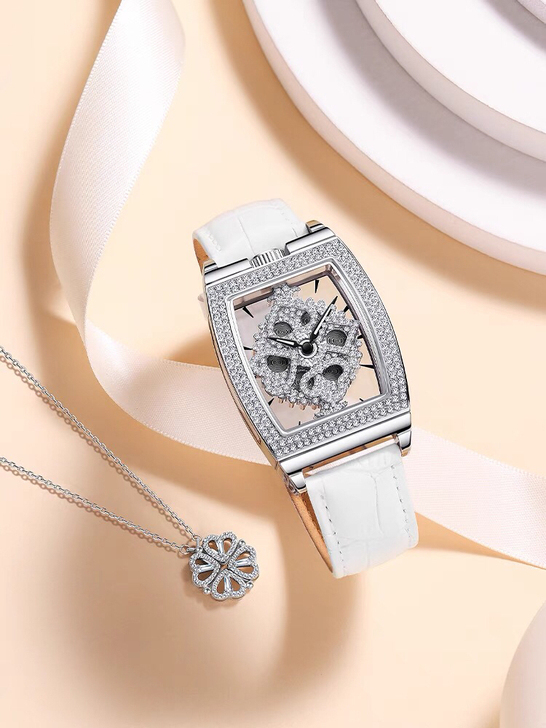 Davena时来运转手表女轻奢小众女表生日...