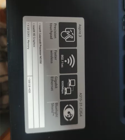 Acer Aspire3 a315-3...