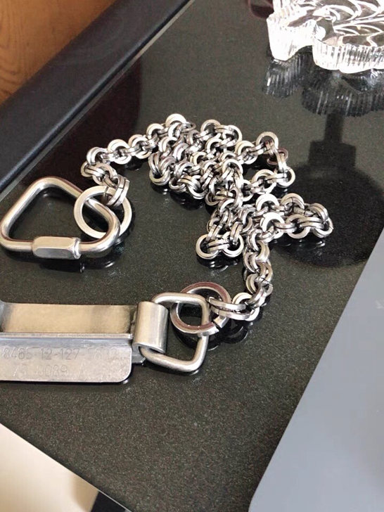 原品户外不锈钢钥匙挂扣腰带卡扣D环承重扣链条