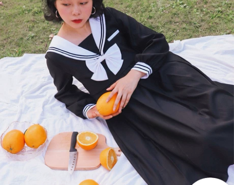 jk连衣裙 群长115 质量非常棒！ 几乎...