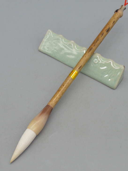 仓库遗留细嫩光锋纯羊毫，善琏湖笔老羊毫