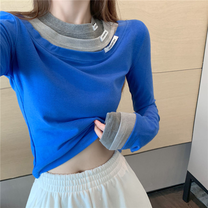 蔓仙莎 蕾丝雪纺衫