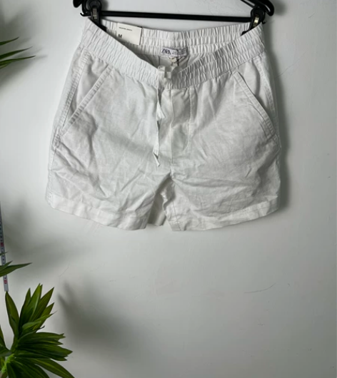 ZARA全新正品2022新品 男士亚麻休闲...