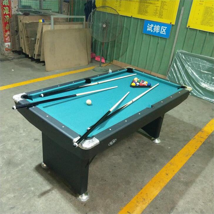 台球桌家用美式花式桌球台标准球可折叠水平调...