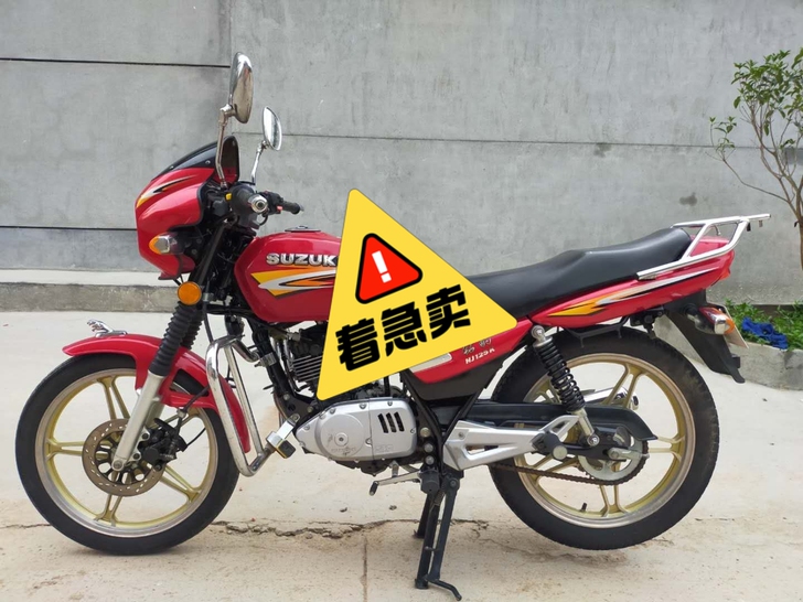 豪爵银豹125摩托车.闲置在家不骑,转给有...