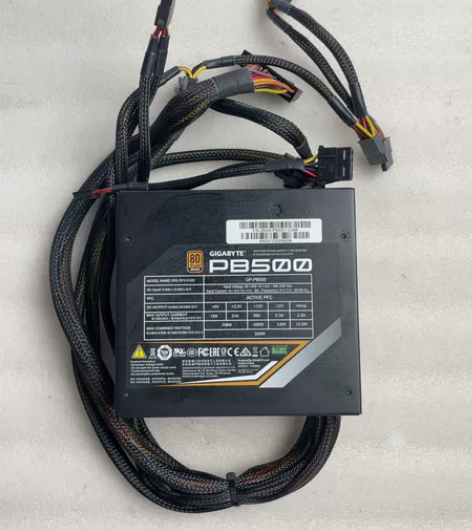 技嘉 pb500 500w 铜牌 电源 d...