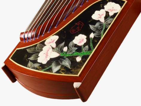 祥音古筝初学考级专业演奏古筝红木手工漆画筝...