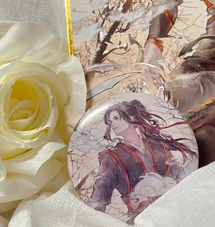 正版魔道祖师周边吧唧 魏无羡蓝忘机魔道祖师...