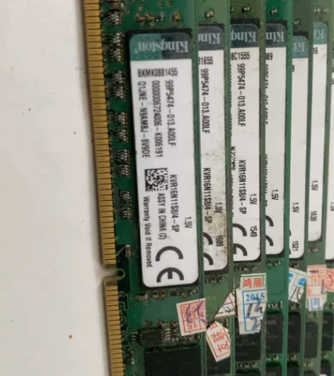 拆机金士顿ddr3-4gb-8颗粒1000...