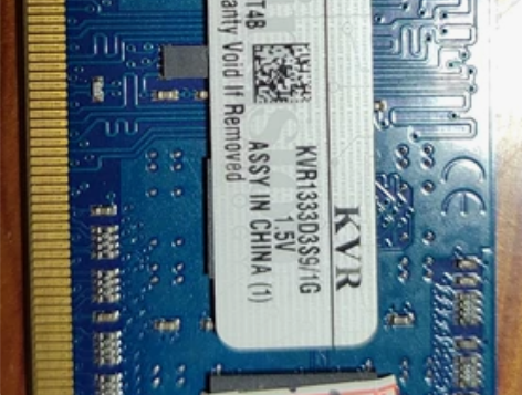 金士顿笔记本内存条1条，1GB DDR3-...