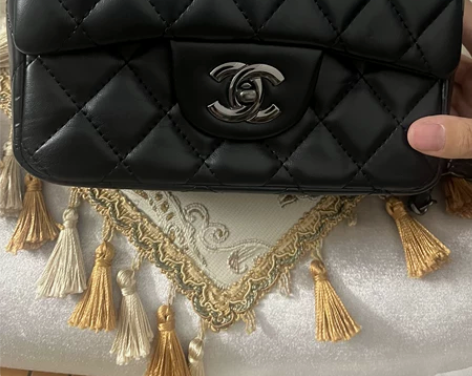 小香风菱格链条包CF小号 很完美，小号20寸