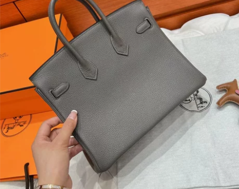 手拎包手拿手工蜜蜡线荔枝纹togo小牛皮真...