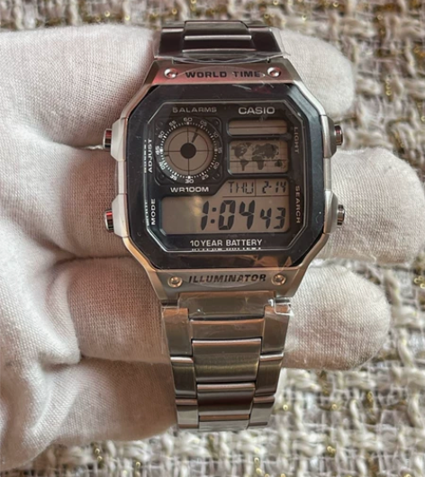 卡西欧ae-1200whd 电子复古小方块...