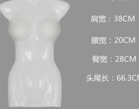 。模板模特人体婚纱衣架半身模型塑料立体橱窗...