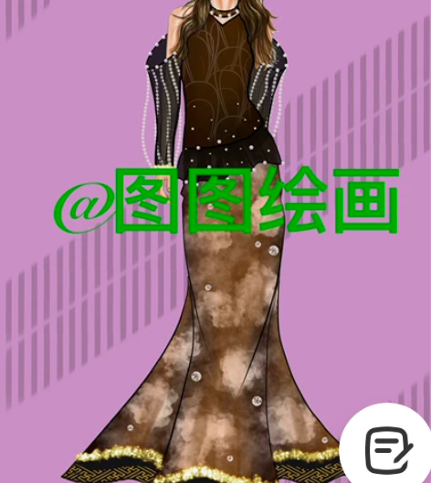 #服装设计效果图# 服装效果图、服装款式图...