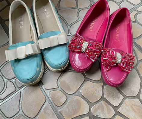 糖果色 厚底 单鞋 两双 感兴趣的话点“我...