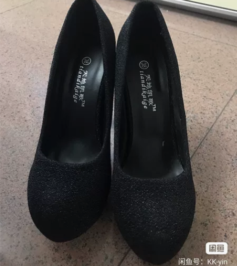 高跟鞋女10CM左右防水台单鞋女圆头夜场模...