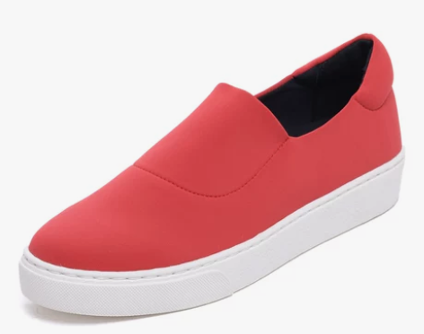 Daphne/达芙妮春款乐福鞋纯色平底牛津...