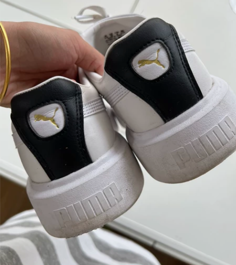 puma厚底小白鞋板鞋 上海万象城购入36码