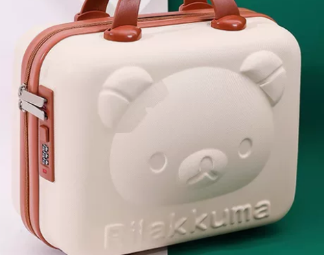 手提行李箱化妆小箱子包14寸卡通可爱动漫密...